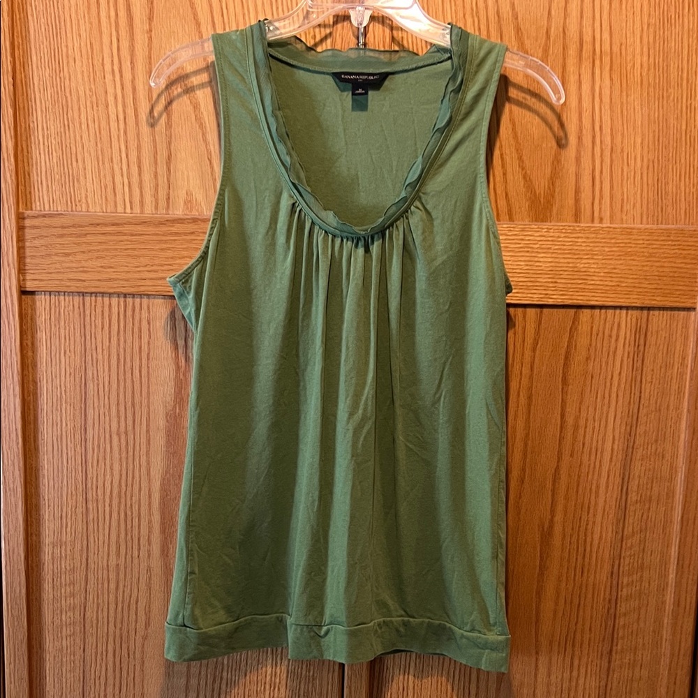 Banana Republic Olive Green Tank Top